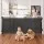 Keezi Retractable Safety Gate Baby Pet Barrier Up to 400cm Black