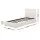Artiss Bed Frame Single Size Boucle Fabric Beige 203x98x92cm - Stylish Wooden Slat Support with Padded Headboard