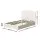 Artiss Bed Frame Double Size, Boucle Fabric, Beige, 200x144x120cm, Gas Lift Storage, Padded Headboard, Pine Wood