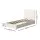 Artiss King Single Bed Frame, Boucle Upholstery, Beige, 215x113x120cm, Gas Lift Storage, Padded Headboard
