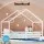 Artiss White Wooden Kids House Bed Frame - Solid Pine, Non-Toxic Paint, Fits Australian Single Mattress, 150kg Capacity