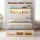 Artiss King Single Bed Frame with Storage, Lighting and Charging Station White
