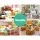 Keezi 4-Tier Kids Bookshelf Storage Organiser with Chalkboard Labels, Removable Box, Eco-Friendly 60x45x92cm White