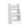 Keezi Kids 3-Tier Bookshelf with Protective Rods - White Particleboard & MDF, 59x18x80cm, Safe & Easy to Assemble