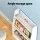 Keezi Kids 3-Tier Bookshelf with Protective Rods - White Particleboard & MDF, 59x18x80cm, Safe & Easy to Assemble