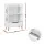 Keezi Kids 3-Tier Bookshelf with Drawer, 95cm White Storage Organiser, Smooth Finish, Easy Assembly, Non-Toxic Materials
