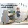 Keezi Kids Toy Box Bookshelf Organiser: MDF Solid Wood, 52x46x59cm, Lockable Wheels, Double-Sided Storage, Grey Pine