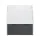 Keezi 3-Tier Kids Bookshelf with Storage Box, Eco-Friendly Particle Board, 60x30x70cm - EN71 Certified, White/Grey