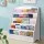 Keezi 5-Tier Kids Bookshelf in White - Stylish, Durable 12mm Particle Board, Safe Rounded Corners, Easy Assembly & Clean