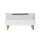 Keezi Kids 2-in-1 Toy Box & Bookshelf Organiser, 12mm MDF, 80x28x44.5cm, Eco-Friendly, White/Natural Finish