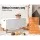 Keezi Kids 2-in-1 Toy Box & Bookshelf Organiser, 12mm MDF, 80x28x44.5cm, Eco-Friendly, White/Natural Finish