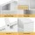 Keezi 4-Tier Kids Bookshelf - White Wooden Bookcase with House Design, Easy-Clean Melamine, 91x74x24cm, Anti-Tip Safe