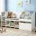 Keezi 170cm Kids Storage Unit & Bench - White, Melamine Board, 3 Toy Boxes, 3 Cubbies, 3 Shelves, Drawer, Anti-T