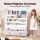 Keezi Metal Kids Bookshelf with Removable Fabric Drawers, 70x28x76cm, White - Modern Storage Rack & Toy Organiser