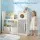 Keezi Kids Bookshelf & Toy Storage Unit - 3-Tier Shelves, 2 Bins, 2 Cabinets, HDPE, 115x31.5x97