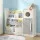 Keezi Kids Bookshelf & Toy Storage Unit - 3-Tier Shelves, 2 Bins, 2 Cabinets, HDPE, 115x31.5x97