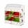 Keezi 3 Tiers Kids Bookshelf with 6 Bins, Durable MDF, Multicolour, Child-Safe, 86x29.5x85cm - Ideal