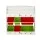 Keezi 3 Tiers Kids Bookshelf with 6 Bins, Durable MDF, Multicolour, Child-Safe, 86x29.5x85cm - Ideal