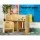 Keezi 3PCS Kids Table and Chairs Set - Birch Plywood, Multi-functional, Safe Design, 50kg Capacity, Easy to Clean