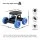 Gardeon Garden Cart Seat with Wheels, 200kg Capacity, Steel Frame, Tool Tray, All-Terrain, Blue/Black for Yard & Garage