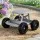 Gardeon Rolling Garden Cart Seat with Tool Tray, 440lbs Capacity, All-Terrain Wheels, Steel Frame, Grey/Black