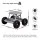 Gardeon Rolling Garden Cart Seat with Tool Tray, 440lbs Capacity, All-Terrain Wheels, Steel Frame, Grey/Black