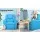 Keezi Kids Recliner Chair - Blue PU Leather Sofa Lounge with Cup Holder, Plush Cushioning, 65x42x61cm, Child-Safe Design