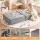 Keezi 12 Piece Modular Kids Play Couch Sofa Set with Washable Covers and 9+ Shapes Grey Indoor Playroom Use