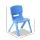 Keezi Kids Activity Chair Set of 4 - Durable HDPE Plastic, 50kg Capacity, EN71 Certified, Indoor/Outdoor, Stackable