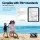 Keezi 5PCS Kids Activity Table and Chairs Set - Adjustable, Stackable, HDPE Plastic, 100kg Capacity, EN71 Certified
