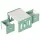 Keezi 3PCS Kids Table and Chairs Set, HDPE, Multipurpose, Durable, Lightweight, Easy to Assemble, Ages 3+, Green
