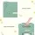 Keezi 3PCS Kids Table and Chairs Set, HDPE, Multipurpose, Durable, Lightweight, Easy to Assemble, Ages 3+, Green