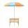 Keezi Kids Outdoor Wooden Picnic Table Set with Adjustable Umbrella, Sand Pit, and Storage - Safe, Durable, Fun!