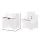 Keezi Kids Toy Box & Bench - MDF, Soft Close Hinges, Safe Corners, 53x34x32.5cm Storage Organiser for Playroom, White