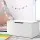 Keezi Kids Toy Box Chest: 15mm Particle Board, 92x40cm, White Finish, Safe Hinges, Ample Storage & Floor Protectors