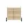 Keezi Kids Toy Box Storage Organiser - Durable MDF, 30kg Capacity, Wheels & Rope, Safe Design for Playroom & Bedroom