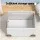 Keezi Kids Toy Box Storage Organiser - Durable MDF, 30kg Capacity, Wheels & Rope, Safe Design for Playroom & Bedroom