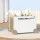 Keezi Kids Toy Box Storage Organiser - Durable MDF, 30kg Capacity, Wheels & Rope, Safe Design for Playroom & Bedroom