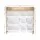 Keezi Kids Wooden Toy Box Organiser - 9 Bins, 4-Tier Bookshelf, Anti-Tip, Rounded Edges, 73x85x38cm, White
