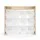 Keezi Kids Wooden Toy Box Organiser - 9 Bins, 4-Tier Bookshelf, Anti-Tip, Rounded Edges, 73x85x38cm, White