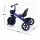 Rigo Kids Tricycle Bike with Basket, Carbon Steel Frame, Solid Puncture Proof Wheels, Indoor Outdoor Use, Blue