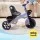 Rigo Kids Tricycle Bike with Basket, Carbon Steel Frame, Solid Puncture Proof Wheels, Indoor Outdoor Use, Blue