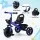 Rigo Kids Tricycle Bike with Basket, Carbon Steel Frame, Solid Puncture Proof Wheels, Indoor Outdoor Use, Blue