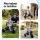 Rigo Kids Tricycle Bike with Basket, Carbon Steel Frame, Solid Puncture Proof Wheels, Indoor Outdoor Use, Blue