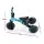 Rigo Kids Tricycle Bike with Three Wheels, 70cm Carbon Steel Frame, Puncture Proof Tyres, Blue Indoor Outdoor