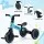Rigo Kids Tricycle Bike with Three Wheels, 70cm Carbon Steel Frame, Puncture Proof Tyres, Blue Indoor Outdoor