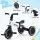 Rigo Kids Tricycle Bike with 3 Wheels Carbon Steel Wide Wheelbase Puncture Proof Solid Tyres Indoor Outdoor White