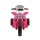 Rigo Kids Pink 6V Electric Police Motorcycle - Harley-Inspired, Anti-Slip Tyres, Music, 3+ Years, 25kg Capacity