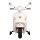 Rigo Vespa Licenced Rigo Kids Electric Vespa GTS Ride-On Motorbike, White – 3+ Years, Keyless Start, 30W Motor
