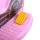 Rigo Kids 6V Electric Ride-On Police Motorcycle in Pink with Music, Anti-Slip Tyres, and Keyless Start for Ages 3+